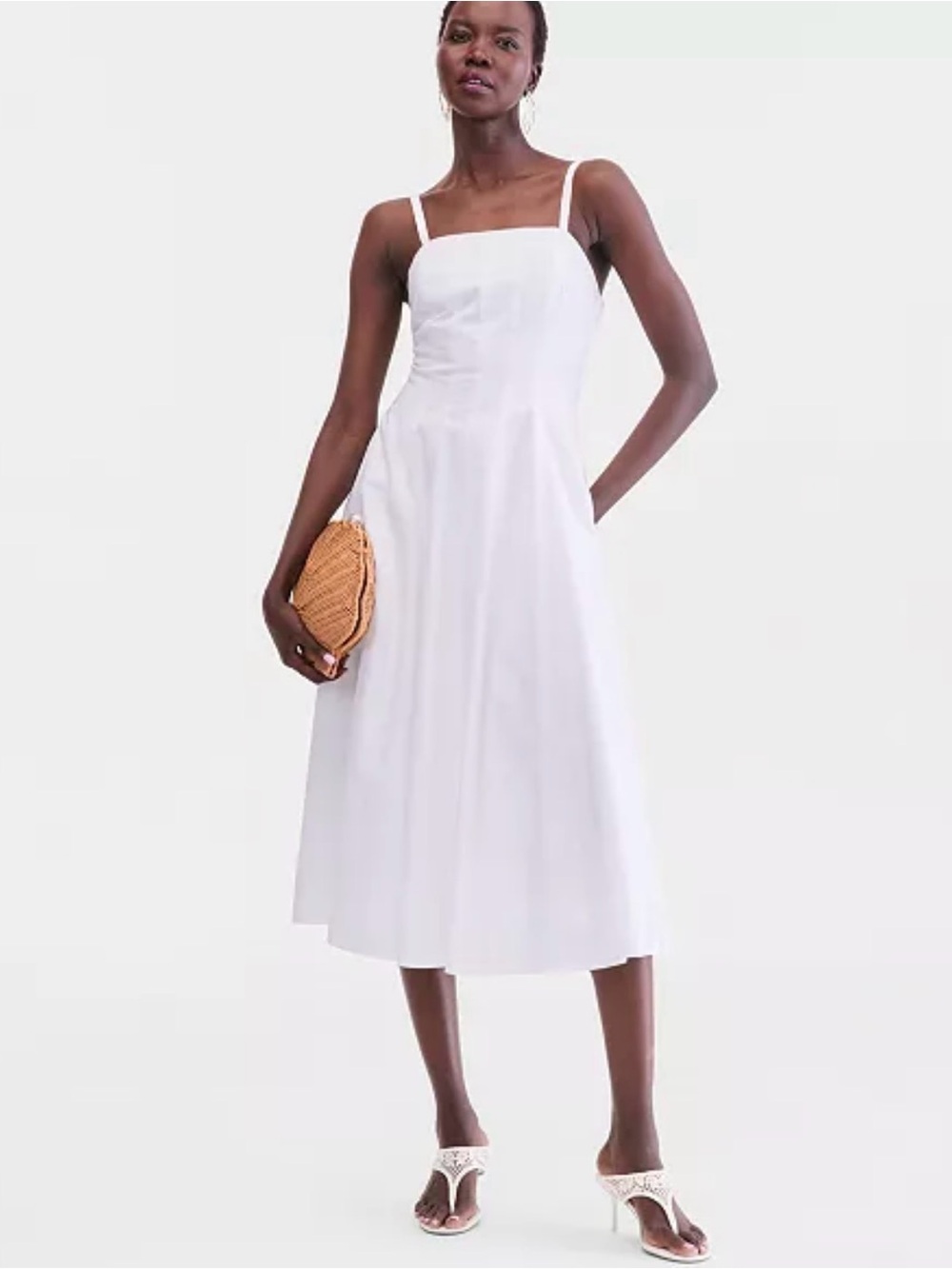 INC International Concept Sleeveless Seamed Midi Dress Size XS